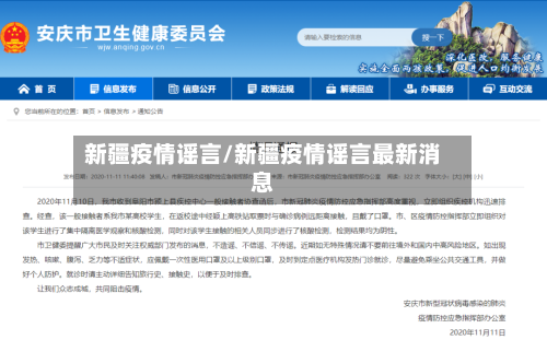 新疆疫情谣言/新疆疫情谣言最新消息-第3张图片