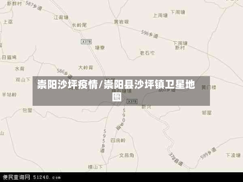 崇阳沙坪疫情/崇阳县沙坪镇卫星地图-第1张图片