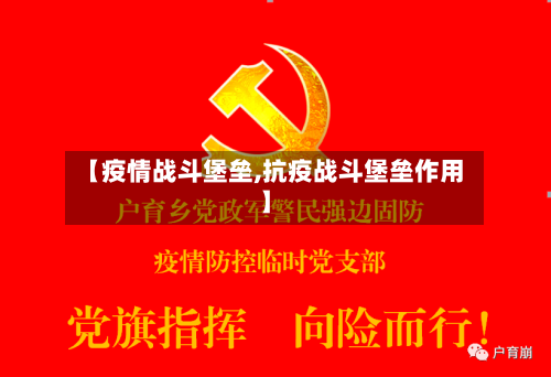 【疫情战斗堡垒,抗疫战斗堡垒作用】-第2张图片