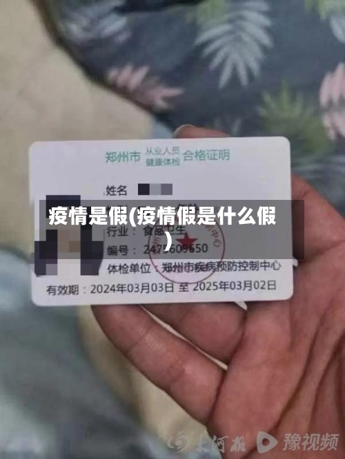 疫情是假(疫情假是什么假)-第1张图片