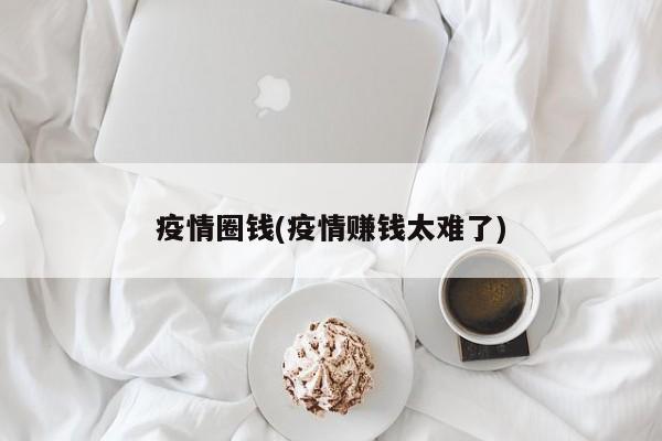 疫情圈钱(疫情赚钱太难了)